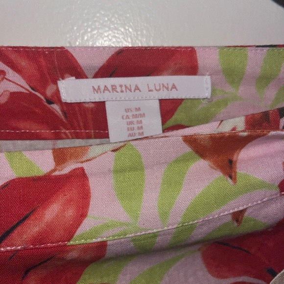 Marina Luna Tropical Side Tie Skirt - Picture 5 of 6